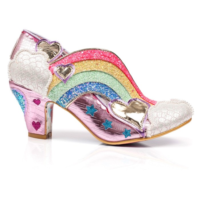 Pink Irregular Choice Summer Of Love 4255-32A Womens Shoe Boots 