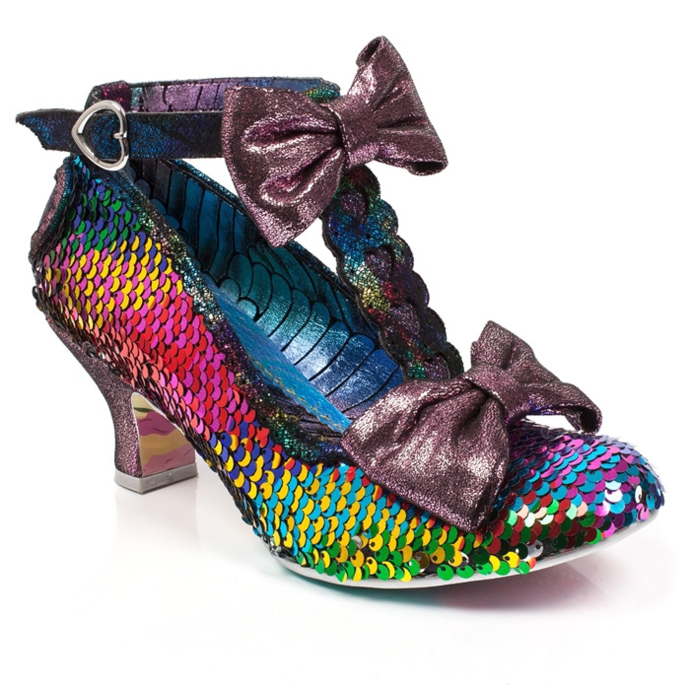 Irregular Choice - Total Freedom Rainbow Glitter Heels