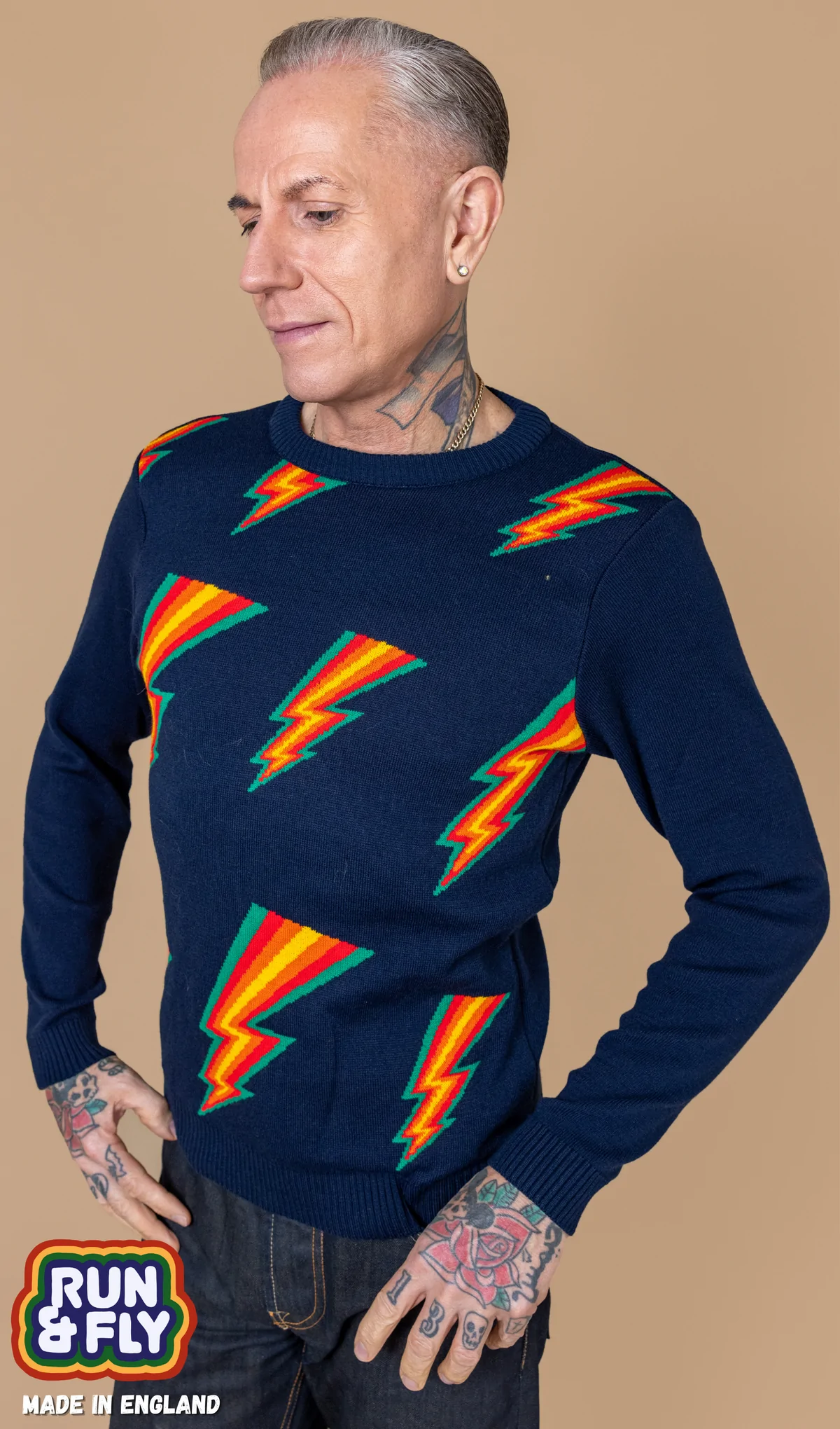 Rainbow Lightning Bolt Jumper | atelier-yuwa.ciao.jp