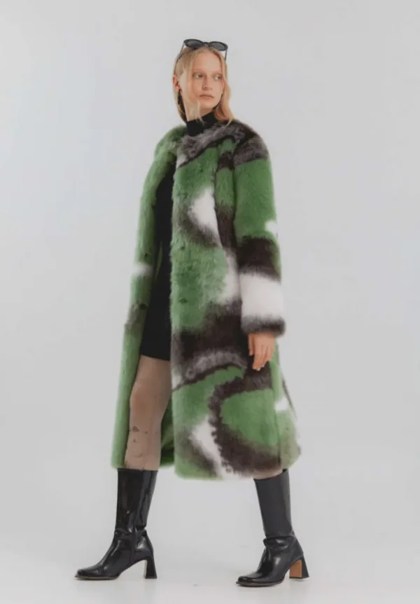 Molliolli Lungo Pistachio Long Coat