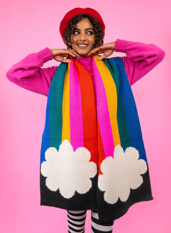 Tatty Devine X MISS POMPOM - Cloud Scarf - Image 2