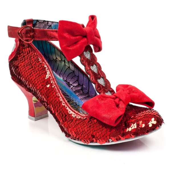 Irregular Choice Total Freedom shoes in red