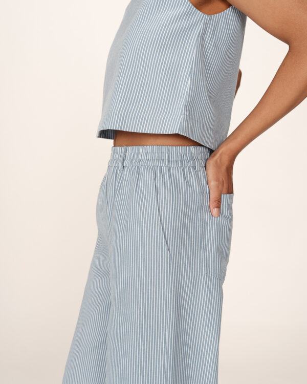 Grace and Mila Patine Striped trousers with Elastic Waistband - Image 5