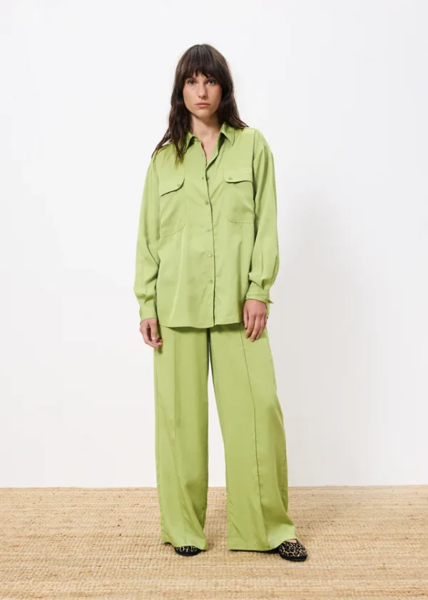 FRNCH Palmina trousers - lime green