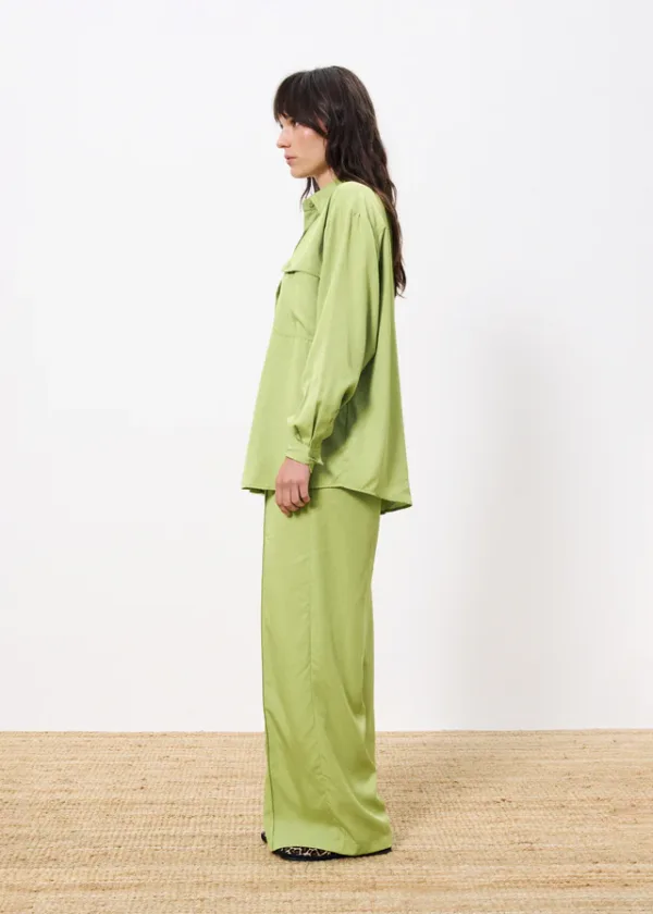 FRNCH Palmina trousers - lime green - Image 3