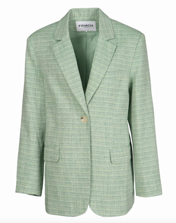 FRNCH Luana Jacket in Emerald Green - Image 2