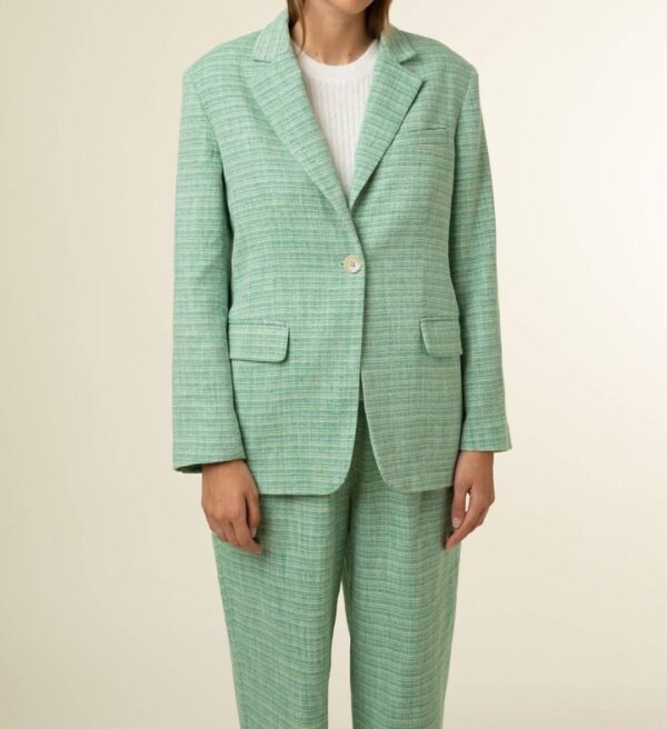 FRNCH Luana Jacket in Emerald Green - Image 8