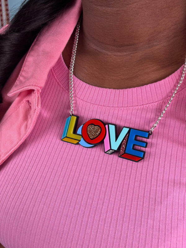 Tatty Devine LOVE necklace - Image 3