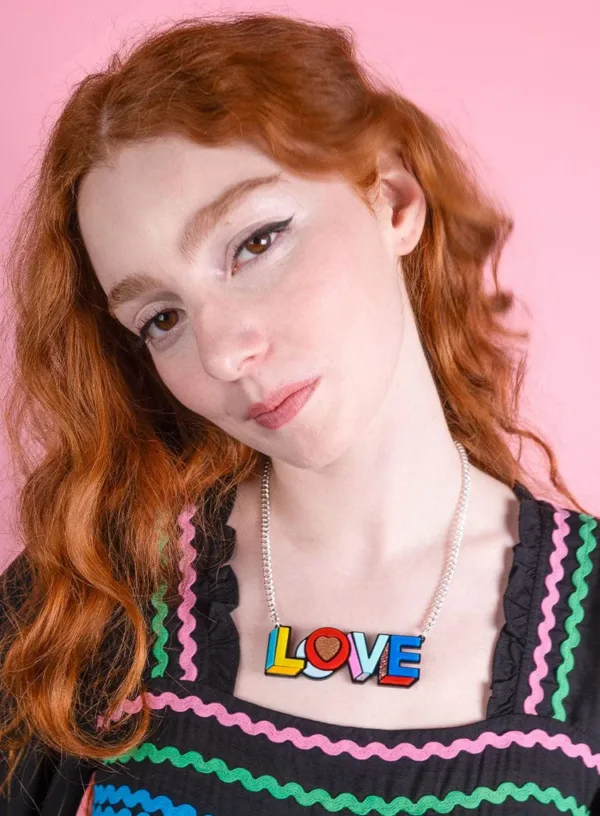 Tatty Devine LOVE necklace - Image 4