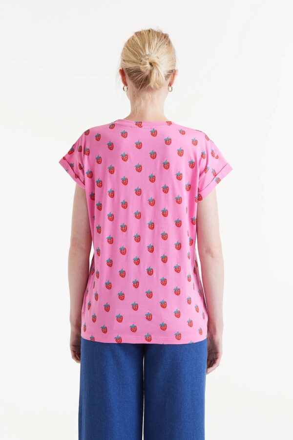 COMPANIA FANTASTICA strawberry print t-shirt - Image 2