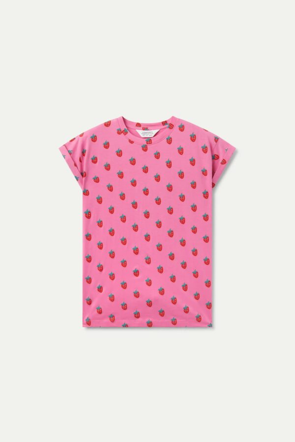 COMPANIA FANTASTICA strawberry print t-shirt - Image 5