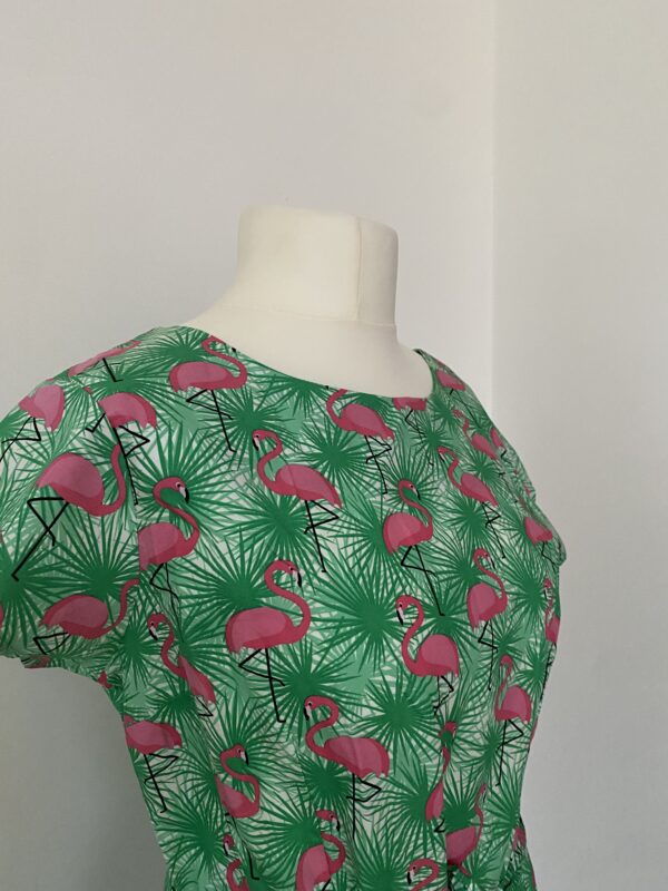 RUN AND FLY Tropical Burst Flamingo dress - Image 2