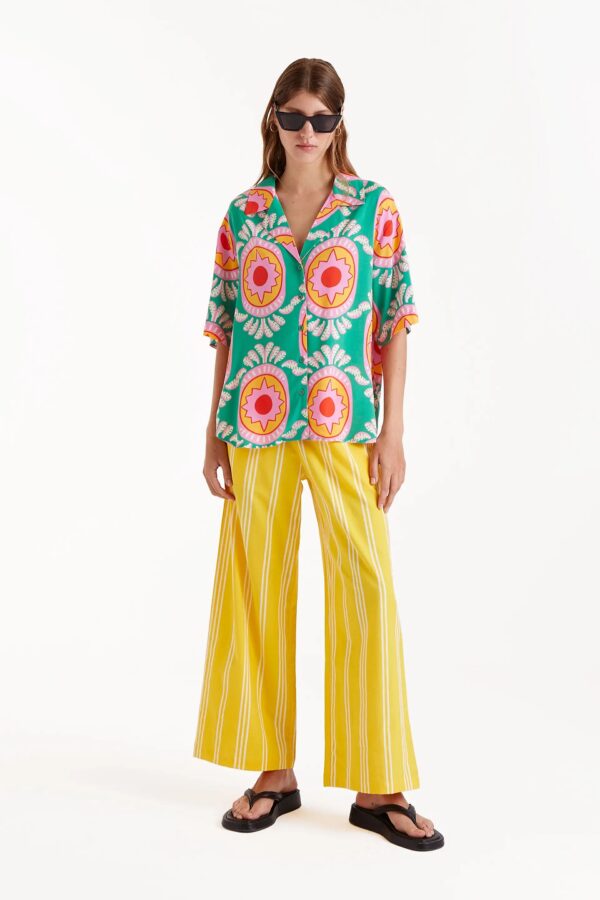 COMPANIA FANTASTICA  curitiba print fluid shirt - Image 4