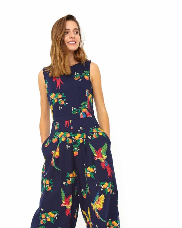 Emily and Fin Simone Jumpsuit Playful Parrots - Image 3