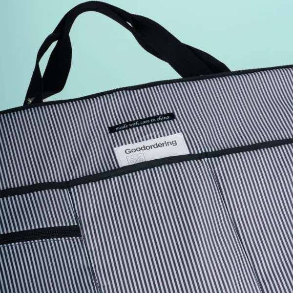GOODORDERING Eco Tartan “Billow” bag pillow pannier checkered plaid laundry bag - Image 5