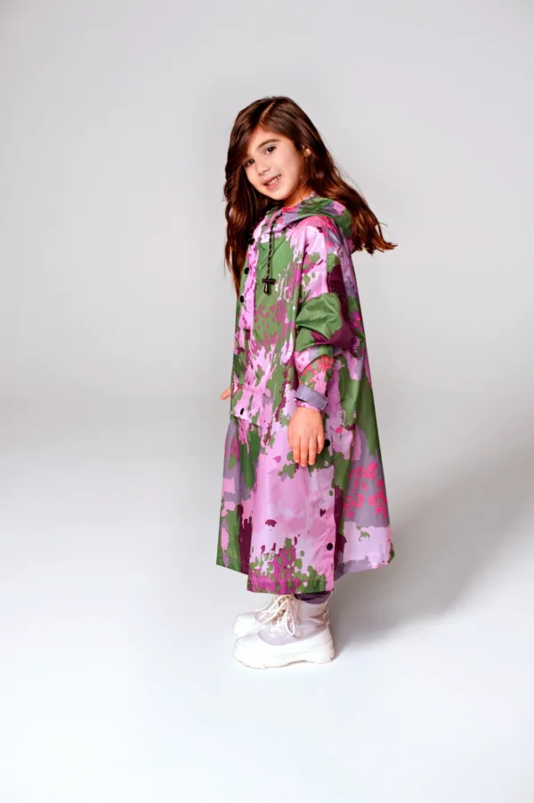 RAINKISS Kids waterproof poncho - Digi Spring Camp