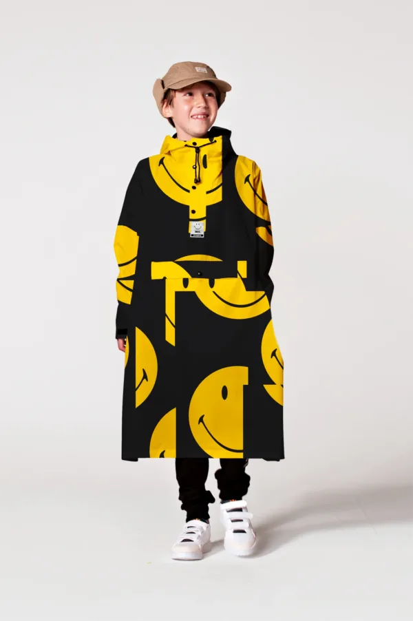 RAINKISS - Kids waterproof poncho-  All Smiles x Smiley