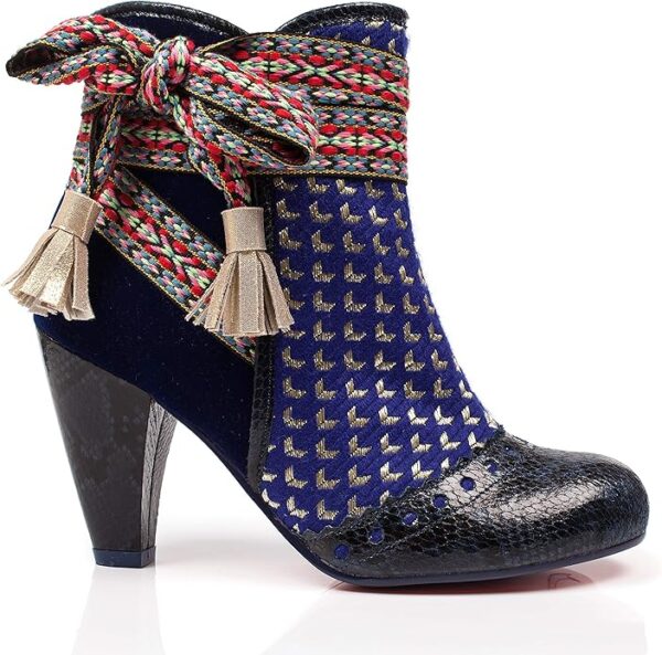 POETIC LICENCE desert storm ankle boots in navy - Image 2
