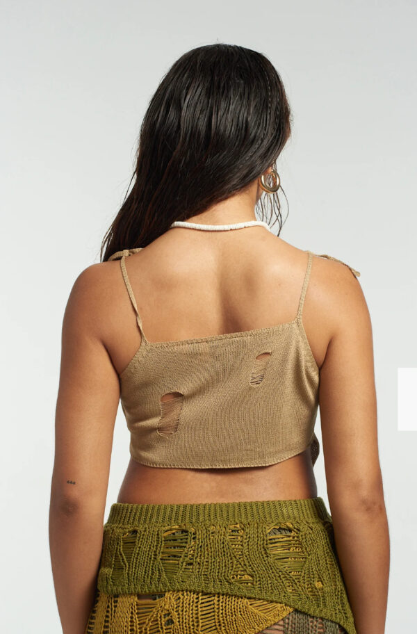 THE RAGGED PRIEST  hex tie front top - Image 3