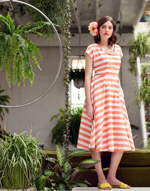 EMILY AND FIN Jodie dress Peachy Keen Stripe - Image 3