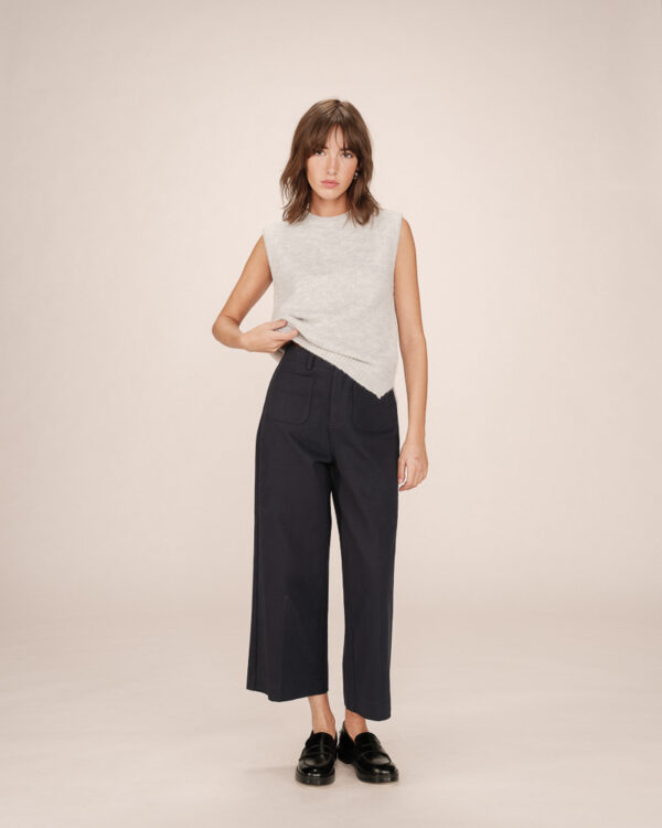 GRACE AND MILA sole trousers - navy