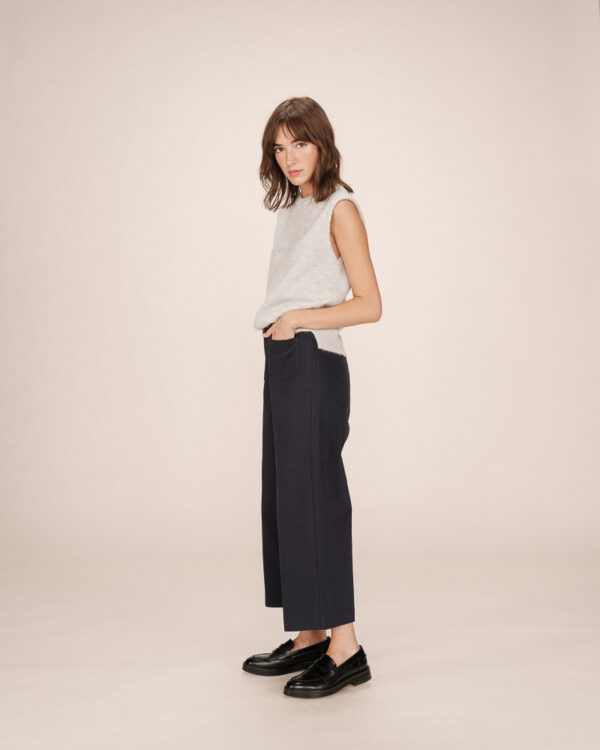 GRACE AND MILA sole trousers - navy - Image 3