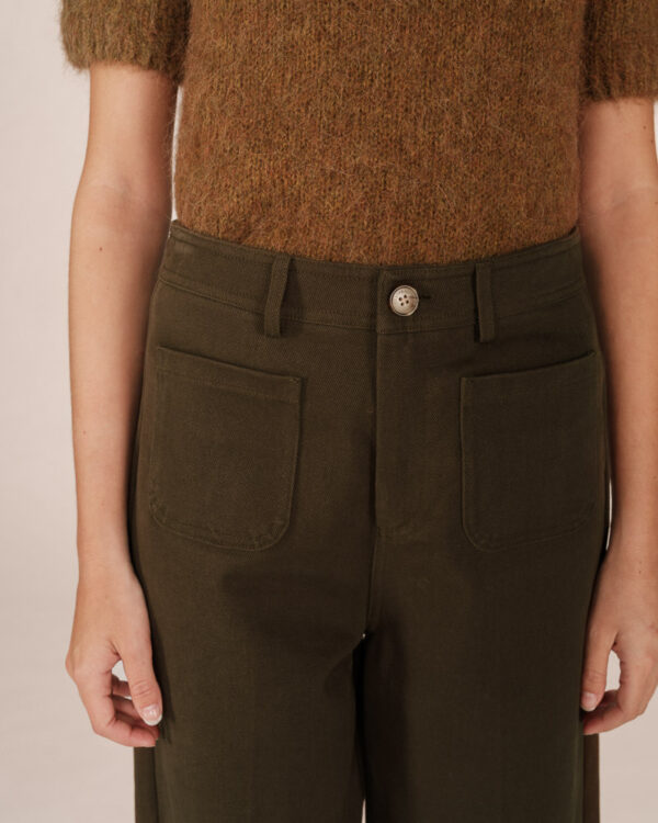GRACE AND MILA sole trousers - forest green - Image 2