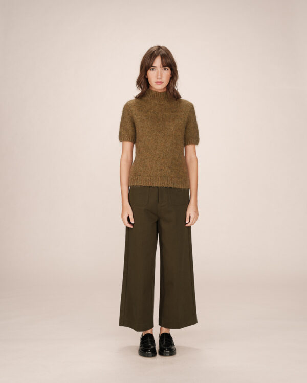 GRACE AND MILA sole trousers - forest green - Image 3