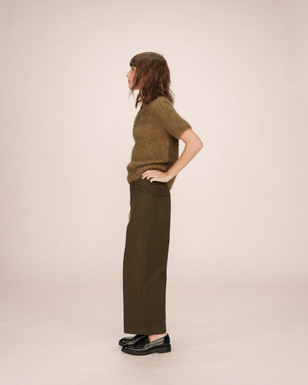 GRACE AND MILA sole trousers - forest green - Image 4