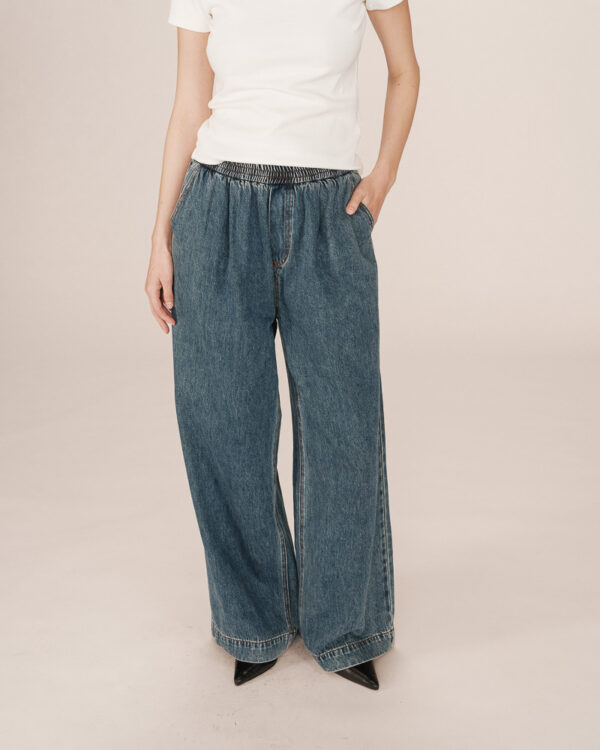 GRACE AND MILA sacha denim trousers - vintage blue