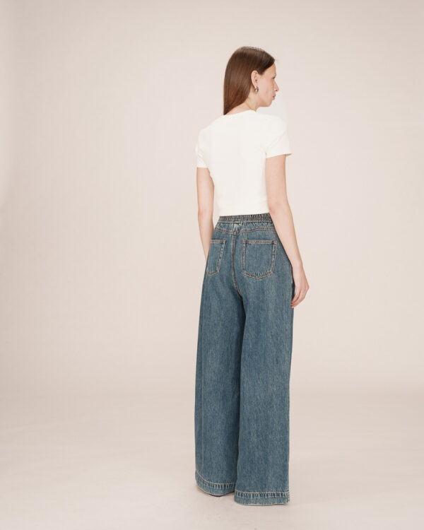GRACE AND MILA sacha denim trousers - vintage blue - Image 5